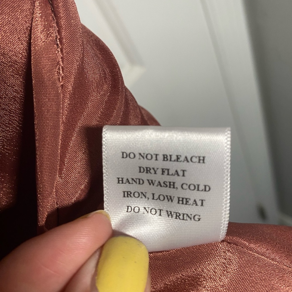 Dress Forum Copper Satin Slip Dress - Picture 10 of 12